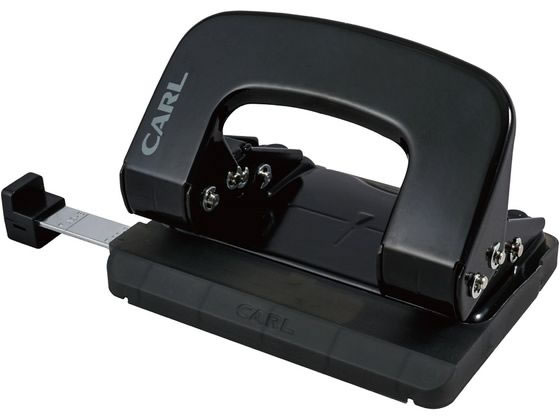 カール事務器 2穴パンチ アリシス ブラック 穿孔枚数16枚 LPN-16-K 1個(ご注文単位1個)【直送品】