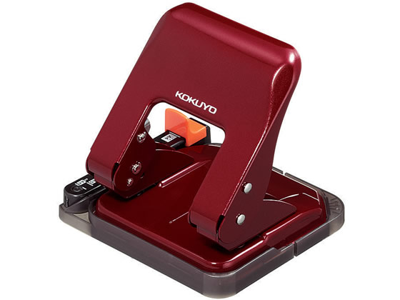 コクヨ 2穴パンチ〈ラクアケ〉25枚対応 赤 PN-G25R 1個(ご注文単位1個)【直送品】