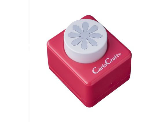 カール事務器 ミドルサイズ クラフトパンチ CP-2 デイジー 1個(ご注文単位1個)【直送品】