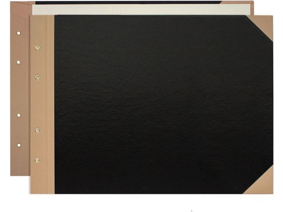 プラス とじ込表紙 B4 ヨコ 4穴 FL-004TU 77151 1組(ご注文単位1組)【直送品】