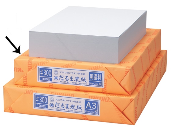 ゴークラ 板目紙 B4 100枚 ダルマ300-B4 1束（ご注文単位1束)【直送品】