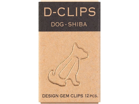 デザインフィル ディークリップス ミニボックス シバ柄A 43344006 1箱(ご注文単位1箱)【直送品】