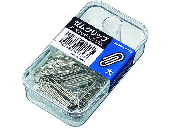 コクヨ ゼムクリップ 大28mm 約100本 クリ-1 1個(ご注文単位1個)【直送品】