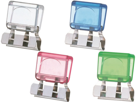 オート スライドクリッパーS クリアカラー4色 11個 SLP-380S 1パック(ご注文単位1パック)【直送品】