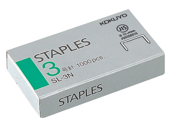 コクヨ ステープル 3号(6mm足) 1000本 SL-3N 1箱（ご注文単位1箱)【直送品】