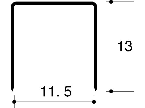 コクヨ ステープル 23/13号(13mm足) 1000本 SL-32N 1個(ご注文単位1個)【直送品】