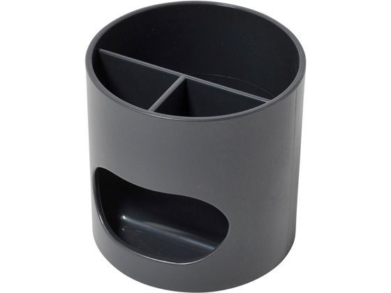 プラス WITTY-PARTY ペンスタンド ダークグレー WP-110N 30-755 1個(ご注文単位1個)【直送品】