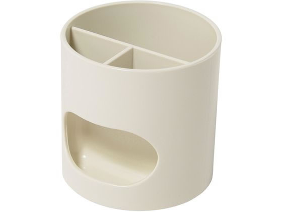 プラス ペン立て ウィッティ・パーティ ペンスタンド ホワイト 30754 1個(ご注文単位1個)【直送品】