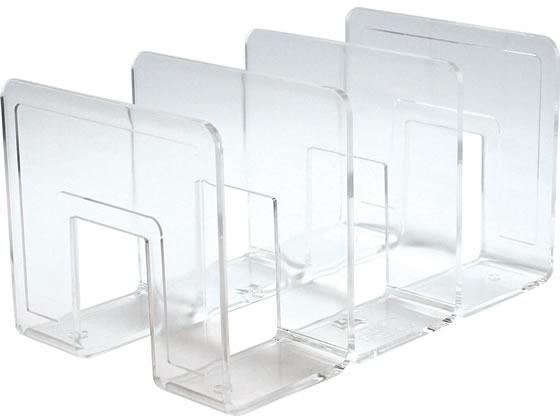 セキセイ クリスタルラック A5 3仕切 透明 CRX-245 1個（ご注文単位1個)【直送品】