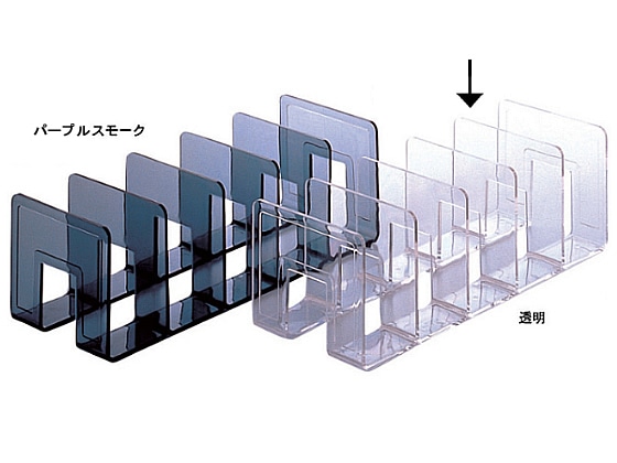 セキセイ クリスタルラック A5 5仕切 透明 CRX-400 1個（ご注文単位1個)【直送品】