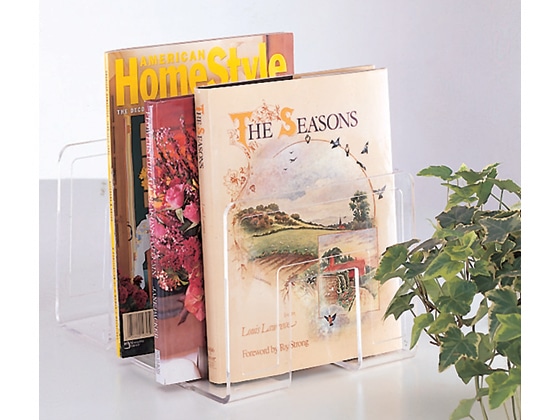 セキセイ クリスタルラック A5 5仕切 透明 CRX-400 1個（ご注文単位1個)【直送品】