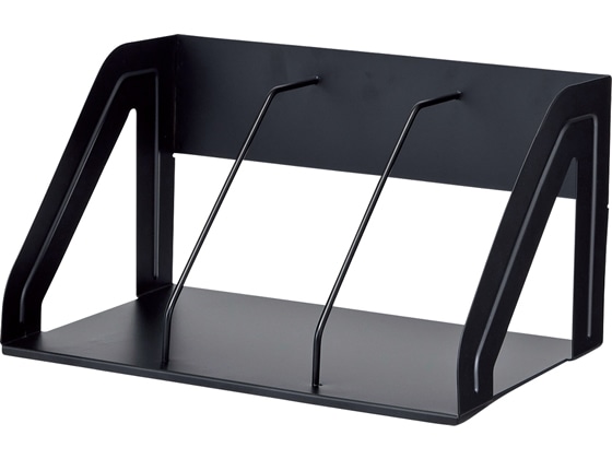 リヒトラブ ブックスタンド 幅390mm 黒 A-7345-24 1個（ご注文単位1個)【直送品】