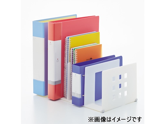 リヒトラブ 仕切ラック 2L 390mm幅 黄緑 A-7322-6 1個（ご注文単位1個)【直送品】