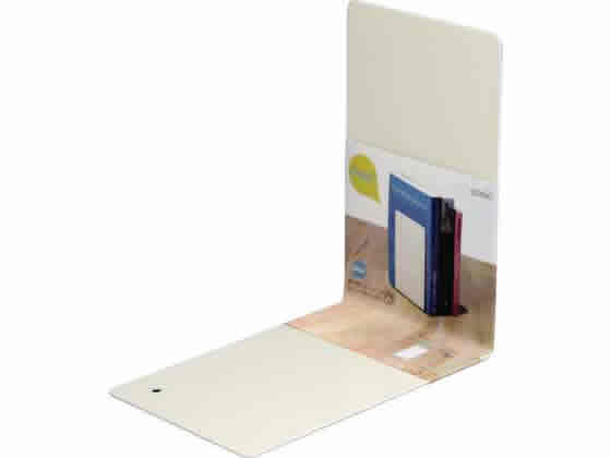 ソニック リビガク 本立て 教科書サイズ アイボリー  LV-3220-I 1個（ご注文単位1個)【直送品】