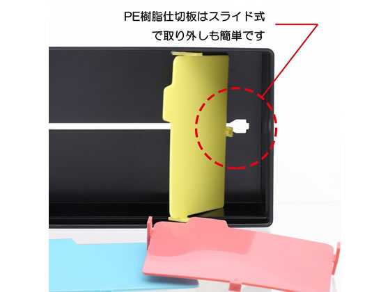 ライオン事務器 名刺整理箱 800枚用 No.100 黒 160-58 1個（ご注文単位1個)【直送品】