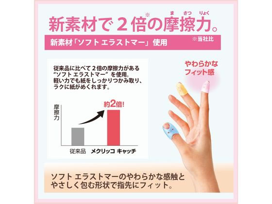 プラス メクリッコキャッチ L 箱入り ブルー 20個 KM-403CA 35-886 1箱（ご注文単位1箱)【直送品】