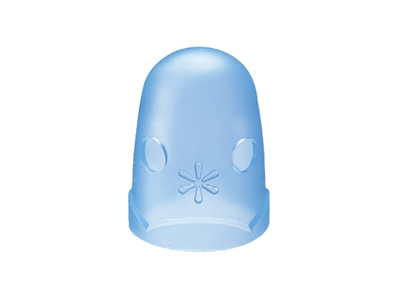 コクヨ キャップ型紙めくりL 透明ブルー 3個 メク-27TB 1個(ご注文単位1個)【直送品】