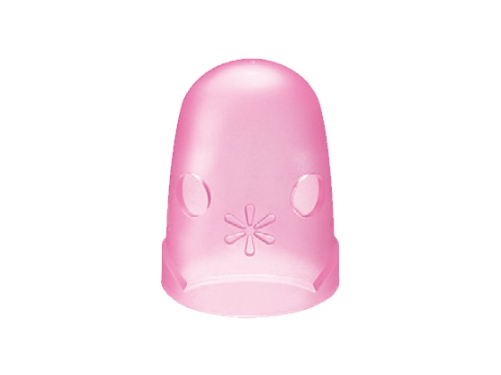 コクヨ キャップ型紙めくりL 透明ピンク 3個 メク-27TP 1個(ご注文単位1個)【直送品】