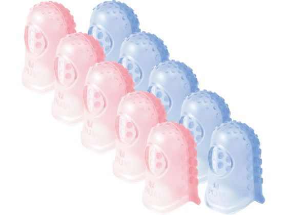 プラス メクリッコハニカム カラーミックス M 10個 KM-402H 44-729 1箱(ご注文単位1箱)【直送品】