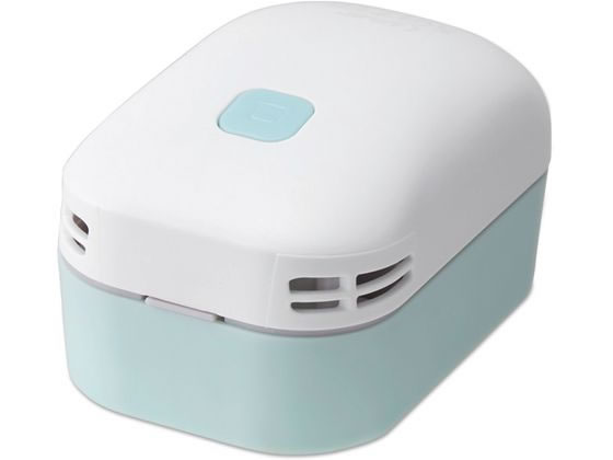 プラス 卓上クリーナー SUITTO エアイン スイット 電池式 ブルー 36325 1個(ご注文単位1個)【直送品】