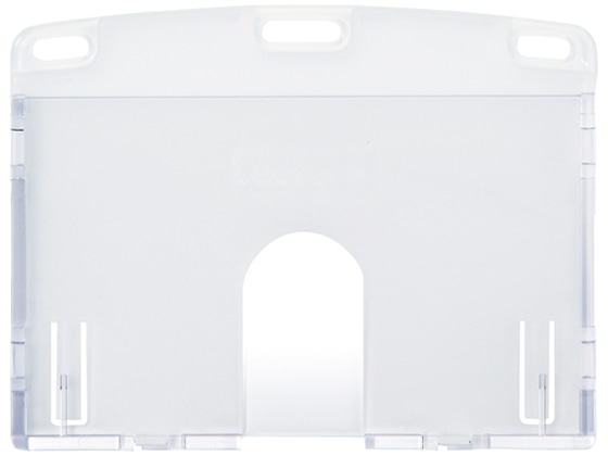 オープン工業 名札用ケース ハードタイプ IDカード・名刺サイズ10枚 1パック(ご注文単位1パック)【直送品】