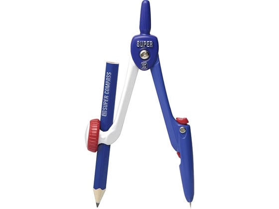 ソニック スーパーコンパス はりinパス 鉛筆用 青 SK-654-B 1個(ご注文単位1個)【直送品】