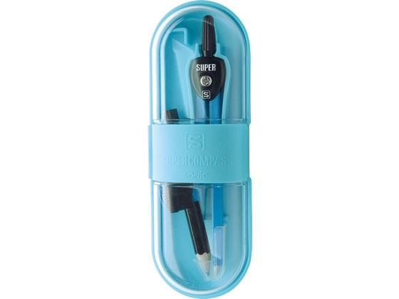 ソニック スーパーコンパスいろは 鉛筆用 ブルー SK-5284-B 1個（ご注文単位1個)【直送品】