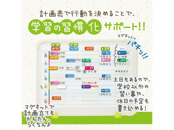 ソニック リビガク マイプランボード 勉強習慣を身につける 1枚(ご注文単位1枚)【直送品】