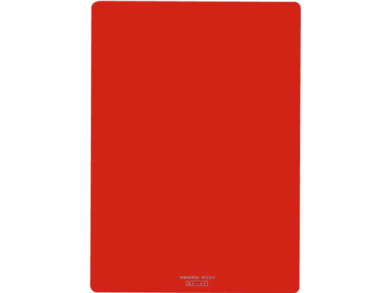 西敬 B5下敷 赤透明 M-333R 1枚(ご注文単位1枚)【直送品】