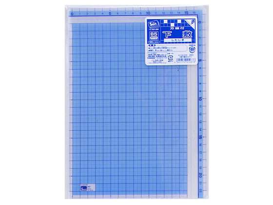サンスター文具 方眼下敷 B5 セクト S4104005 1枚（ご注文単位1枚)【直送品】