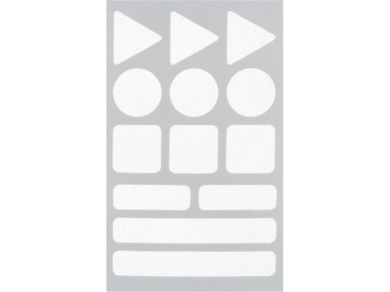 ヤマト リフレクターシール ホワイト 13片 REF-WHT 1シート(ご注文単位1シート)【直送品】