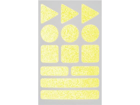ヤマト リフレクターシール イエロー 13片 REF-YEL 1シート(ご注文単位1シート)【直送品】