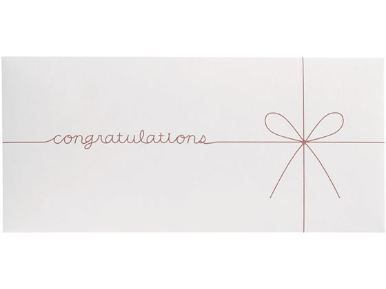 マルアイ Gift Envelope ギフト券袋 congratulations 5枚 1袋（ご注文単位1袋)【直送品】