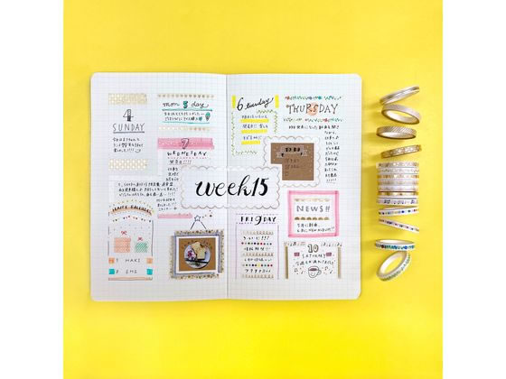 ワールドクラフト キラキラマスキングテープ Dot 5mm×5m KRMT5-011 1巻