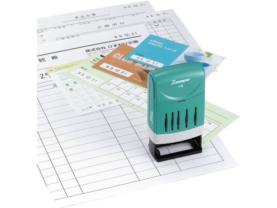 シヤチハタ Xスタンパー回転印 欧文日付5号 黒 XNDB-5 H-K 1個（ご注文単位1個)【直送品】