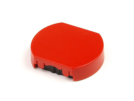 >シャイニー 日付印タイプ 西暦4連帯 交換パッド 赤 R-524-7アカ 1個(ご注文単位1個)【直送品】