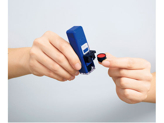 シヤチハタ ハンコ・ベンリN ブルー CPHN-A1 1個(ご注文単位1個)【直送品】