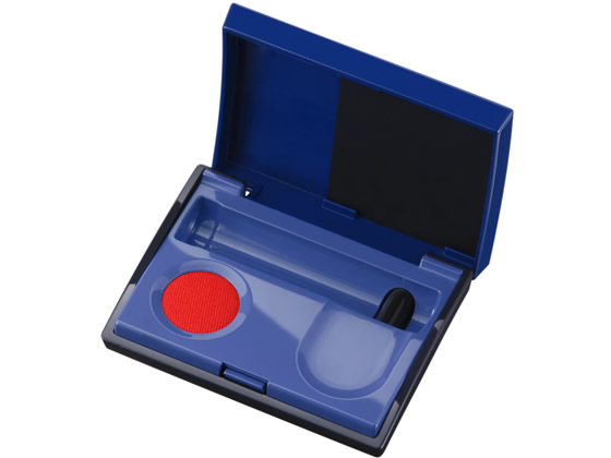 マックス 携帯型スタイリッシュ朱肉 エスパクトLite ブルー SA-2004S B 1個(ご注文単位1個)【直送品】