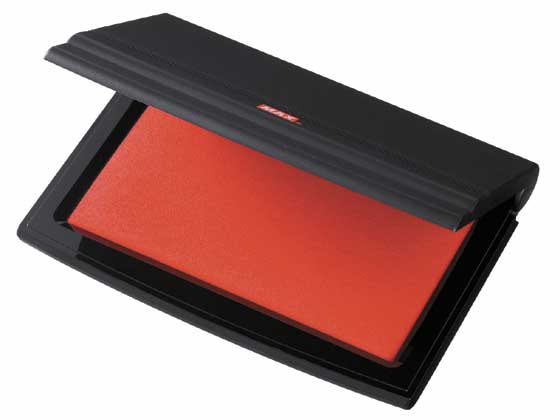 マックス 瞬乾朱肉プレミオ角3号 SA-304PS 1個(ご注文単位1個)【直送品】