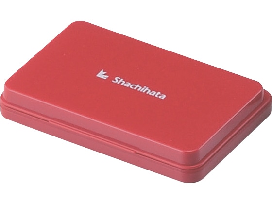 シヤチハタ スタンプ台 大形 赤 HGN-3-R 1個(ご注文単位1個)【直送品】