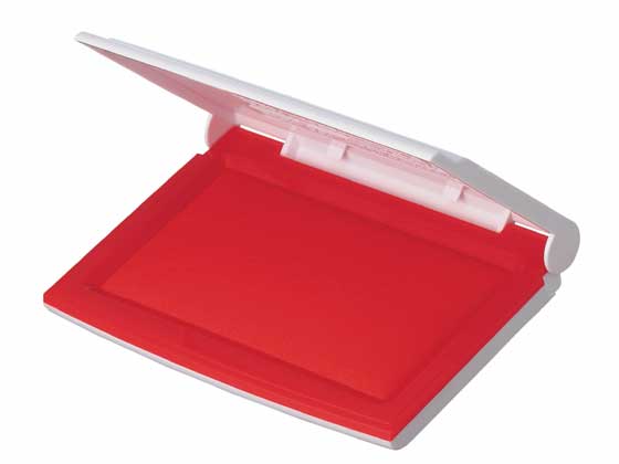 マックス 瞬乾スタンプ台 中形 赤 SA-202SEカミバコ SA90211 1個(ご注文単位1個)【直送品】