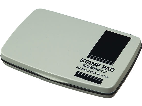 コクヨ スタンプ台中形 黒 IP-612D 1個(ご注文単位1個)【直送品】