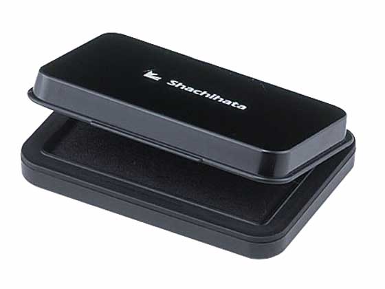 シヤチハタ スタンプ台 大形 黒 HGN-3-K 1個(ご注文単位1個)【直送品】