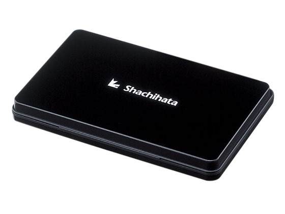 シヤチハタ スタンプ台 特大形 黒 HGN-4-K 1個(ご注文単位1個)【直送品】