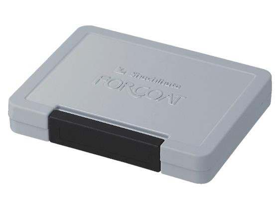 シヤチハタ フォアコートスタンプ台 中形 黒 HCN-2-K 1個(ご注文単位1個)【直送品】