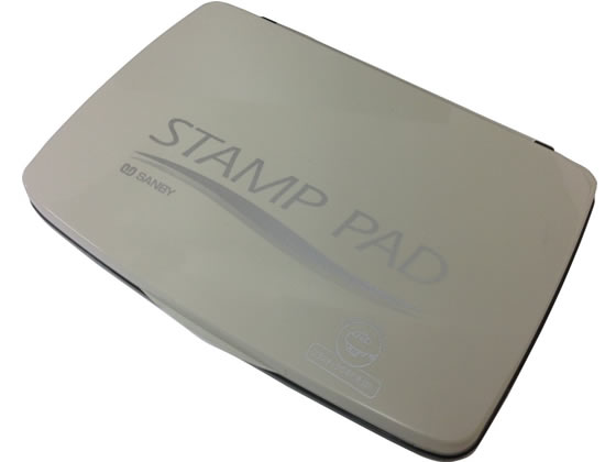 サンビー スタンプ台 中型 銀 SA-29 1個(ご注文単位1個)【直送品】