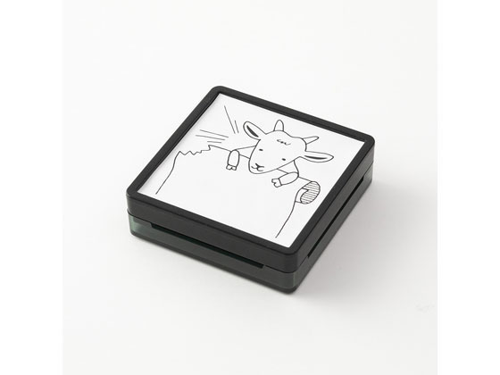 ミドリ(デザインフィル) スタンプ 浸透印 ヤギ柄 35393006 1個（ご注文単位1個)【直送品】