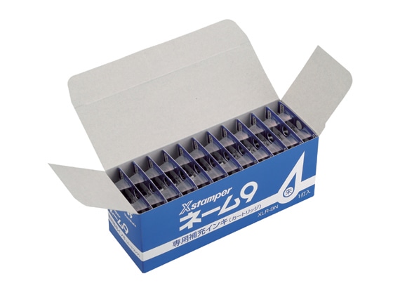 シヤチハタ ネーム9専用補充インキ 朱 2本×12個 XLR-9N 1箱(ご注文単位1箱)【直送品】