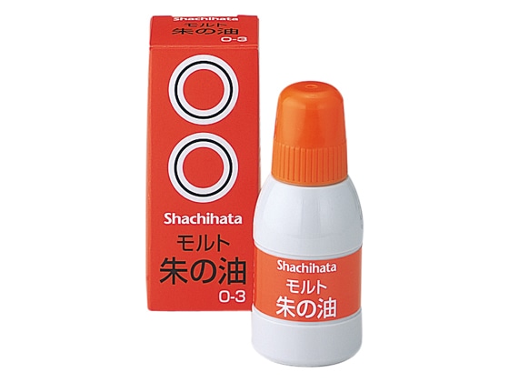 シヤチハタ モルト朱の油 大 O-3 1個(ご注文単位1個)【直送品】