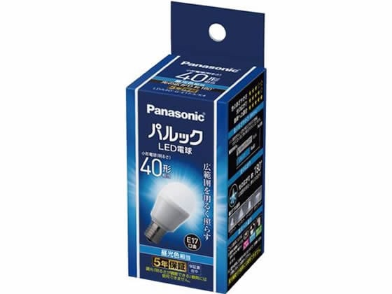 パナソニック LED 小形電球 440lm 昼光色 LDA4DGE17SK4 1個(ご注文単位1個)【直送品】